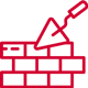 Haus Planung Linealdreieck und Bleistift